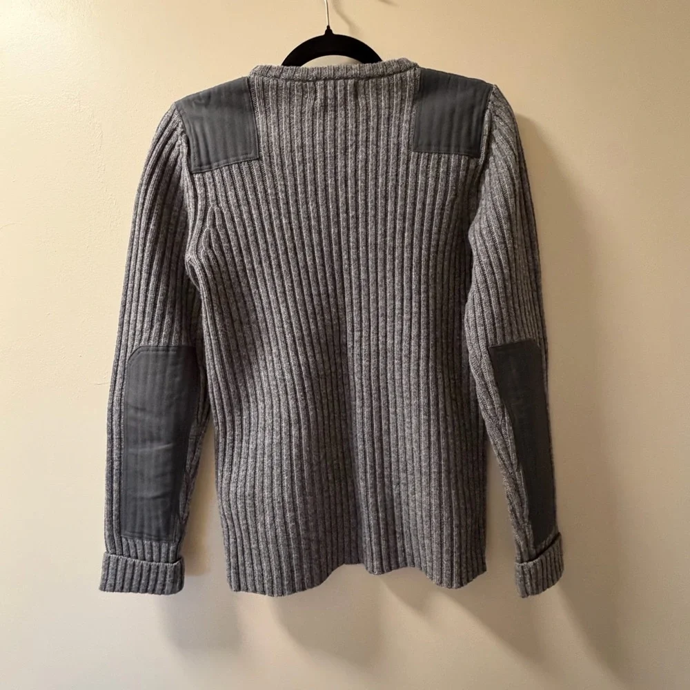 Men's gray commando sweater is comfortable, warm and‎ impeccably styled